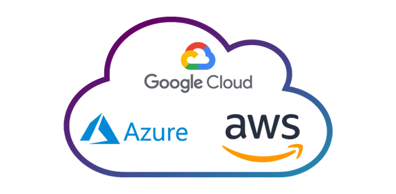 AWS, Azure and Google Cloud